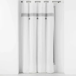 Rideau coton (140 x 240 cm) Amaya Gris