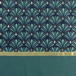 Rideau coton (140 x 240 cm) Artchic Bleu canard