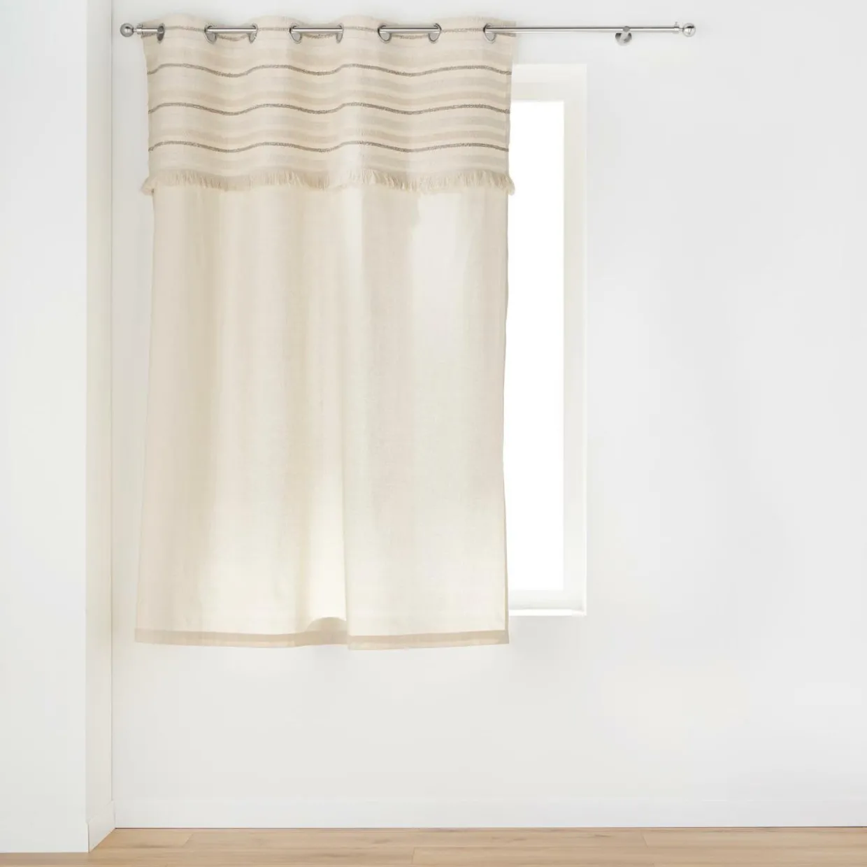 Rideau coton (140 x 180 cm) Atlas Beige