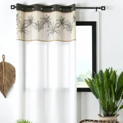 Rideau coton (140 x 260 cm) Bako Beige