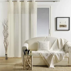 Rideau coton (140 x 240 cm) Golden Sunset Or