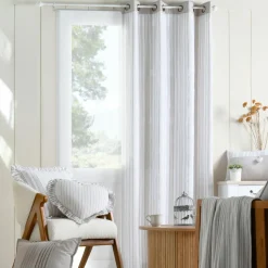 Rideau coton (140 x 260 cm) Joséphine Ecru