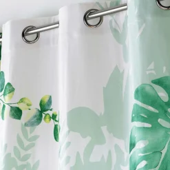 Rideau coton (140 x 260 cm) Louisiane Vert