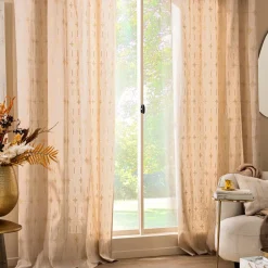 Rideau coton (140 x 240 cm) Ondine Blanc