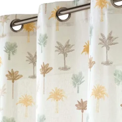 Rideau coton (140 x 280 cm) Palmelia Beige