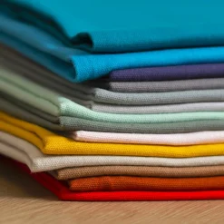 Rideau coton (140 x 260 cm) Pixel Noir