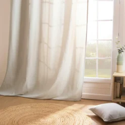 Rideau coton (140 x 260 cm) Pixel Beige