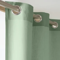 Rideau coton (140 x 260 cm) Pixel Vert menthe