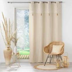 Rideau coton (140 x 240 cm) Rafina Beige