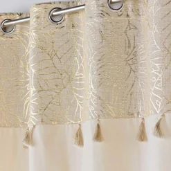 Rideau coton (140 x 240 cm) Solea Or