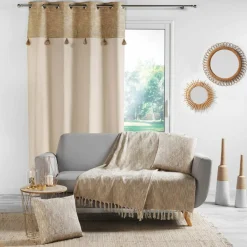 Rideau coton (140 x 240 cm) Sultan Ecru