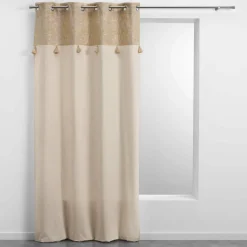 Rideau coton (140 x 240 cm) Sultan Ecru