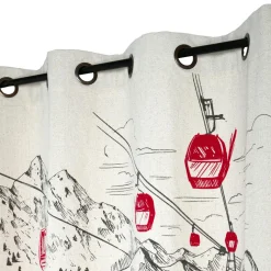 Rideau coton (140 x 260 cm) Villard Ecru