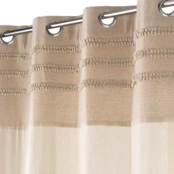 Rideau coton tufté (140 x 240 cm) Hilary Beige