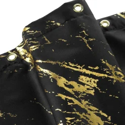 Rideau de douche effet marbre (180 x 200 cm) Aquamarbre Noir