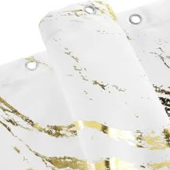 Rideau de douche effet marbre (180 x 200 cm) Aquamarbre Blanc