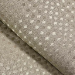 Rideau de douche effet tissé à anneaux (180 x 200 cm) Quartz Taupe