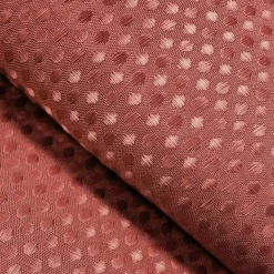 Rideau de douche effet tissé à anneaux (180 x 200 cm) Quartz Terracotta