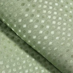 Rideau de douche effet tissé à anneaux (180 x 200 cm) Quartz Vert sauge