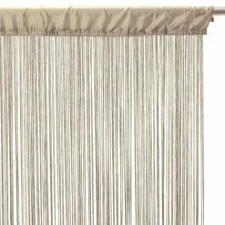 Rideau de fil (90 x H200 cm) Uni Lin