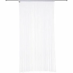Rideau de fil (90 x H200 cm) Uni Blanc