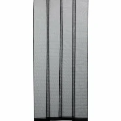 Rideau de porte moustiquaire (H230 x L100 cm) Noir