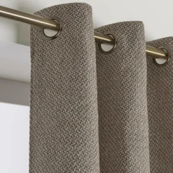 Rideau effet chiné (180 x 260 cm) James Gris galet