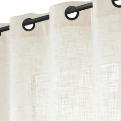 Rideau effet lin tissé (140 x 260 cm) Igor Ecru