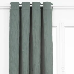 Rideau effet plissé (135 x 260 cm) Maely Bleu