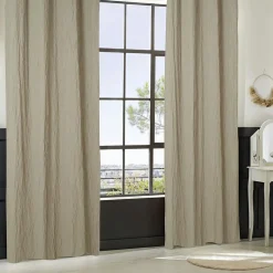 Rideau effet plissé (135 x 260 cm) Maely Ecru