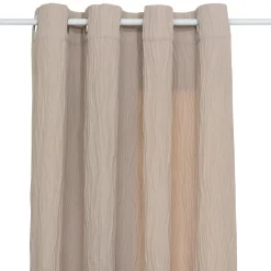 Rideau effet plissé (135 x 260 cm) Maely Ecru