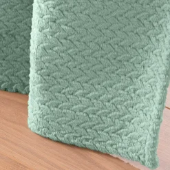 Rideau flanelle relief (140 x 240 cm) Flanela Vert kaki