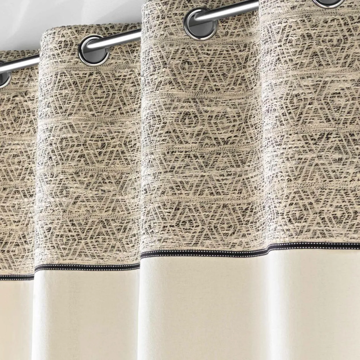 Rideau œillets (140 x 240 cm) Camalia Ecru