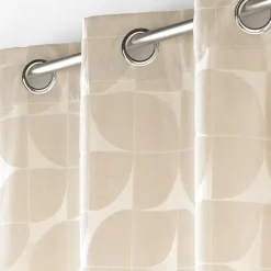 Rideau œillets velours (135 x 260 cm) Geolia Beige
