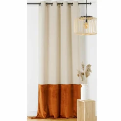 Rideau lin (135 x 240 cm) Duolin Orange
