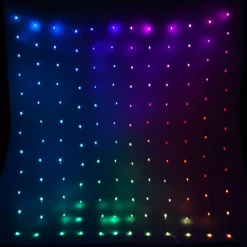 Rideau lumineux Digital H2 m L2 m 400 LED Multicolore