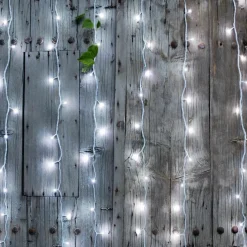 Rideau lumineux H2 m L2 m 96 LED Interconnectable Blanc froid