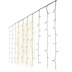 Rideau lumineux H1,50 m L2,25 m 240 LED Super chaser Blanc chaud