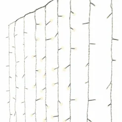 Rideau lumineux H1,50 m L2,25 m 240 LED Super chaser Blanc chaud