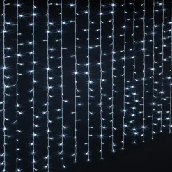 Rideau lumineux H2 m L3 m 600 LED Blanc froid