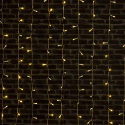 Rideau lumineux H2 m L2 m 400 LED Blanc chaud
