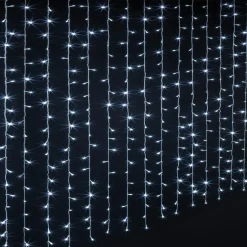 Rideau lumineux H2 m L2 m 400 LED Blanc froid