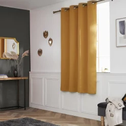 Rideau obscurcissant (140 x 180 cm) Dark Jaune moutarde