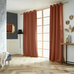 Rideau obscurcissant (140 x 280 cm) Dark Terracotta