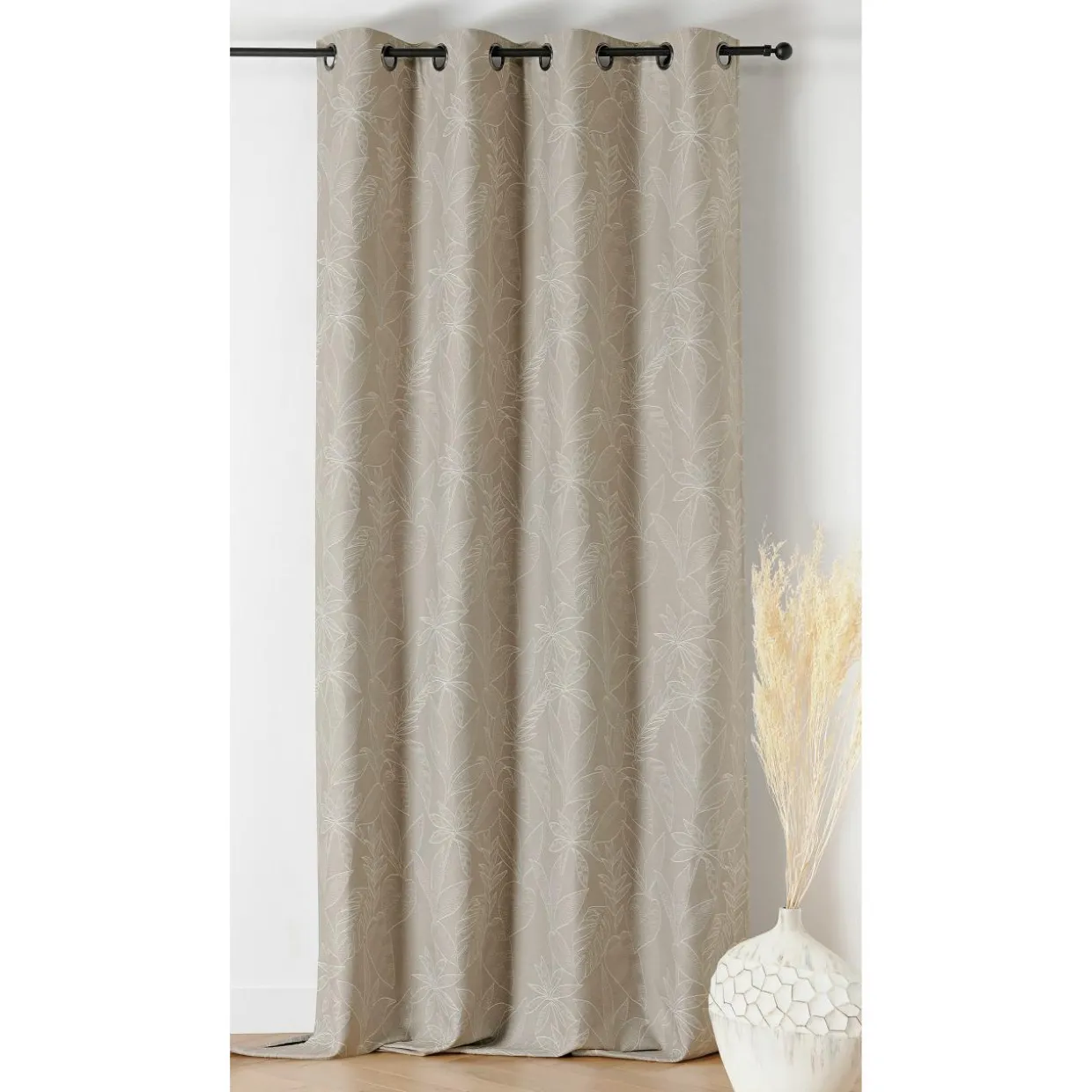 Rideau obscurcissant isolant (140 x 240 cm) Bengale Beige