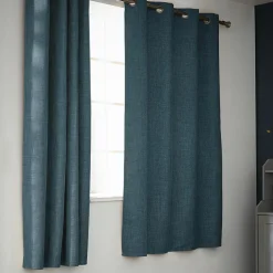 Rideau obscurcissant thermique (140 x 180 cm) Alba Bleu