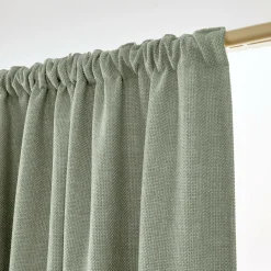 Rideau obscurcissant thermique galon fronceur (180 x 260 cm) Alba Vert romarin