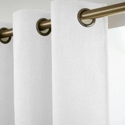 Rideau obscurcissant thermique (140 x 180 cm) Alba Blanc perle