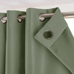 Rideau obscurcissant thermique (140 x 180 cm) Calore Vert kaki