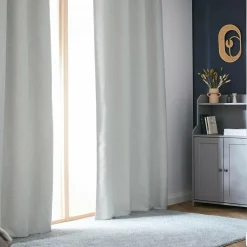 Rideau obscurcissant thermique galon fronceur (180 x 260 cm) Alba Gris